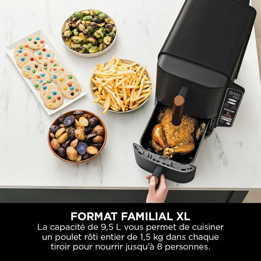 Airfryer DuoCrunch - La Friteuse à Air Double Étage Pratique et Efficace