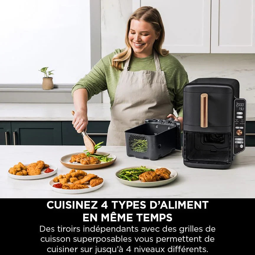 Airfryer DuoCrunch - La Friteuse à Air Double Étage Pratique et Efficace